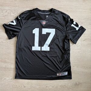 NFL Raiders Davante Adams #17  Black and White Team Jersey